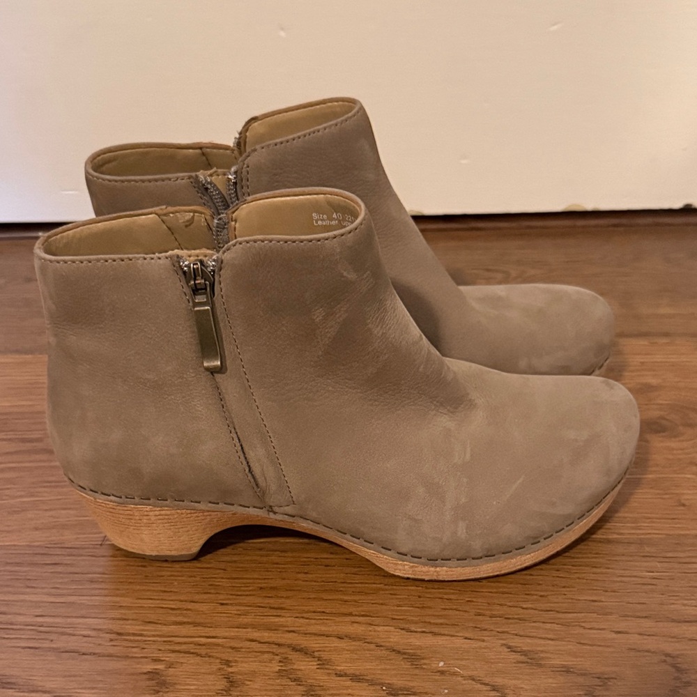 Dansko Tan Ankle Boots